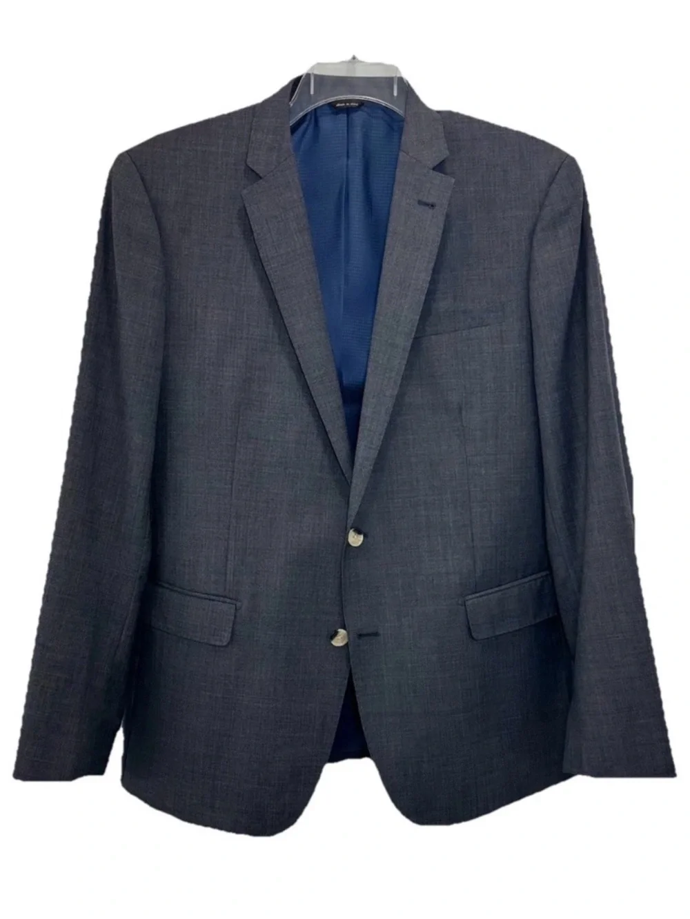 Neiman Marcus Men's Charcoal Two-Button Blazer